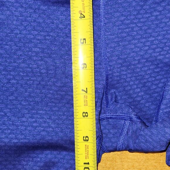 Puma Purple Gray Activewear Running Leggings Women S Pocket Polyester Elastane - Picture 4 of 12